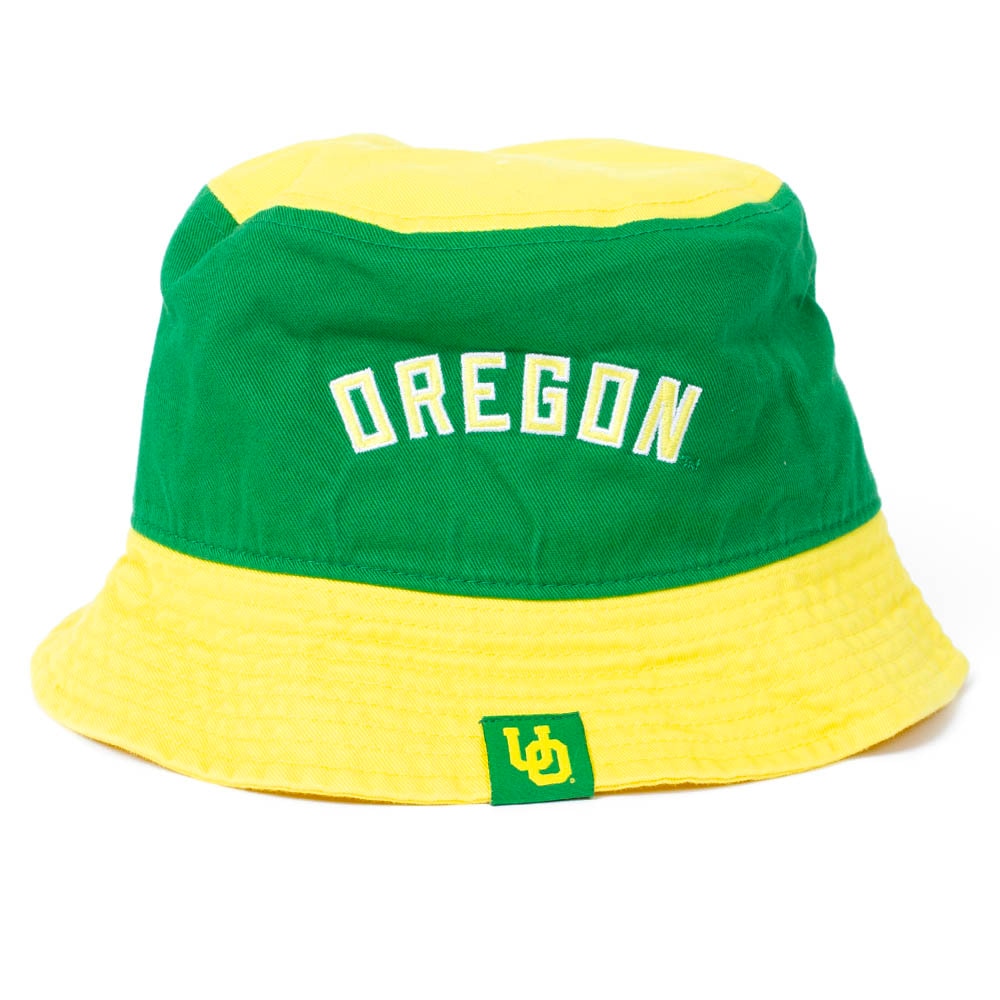 Arched Oregon, Nike, Green, Bucket, Cotton, Accessories, Unisex, Apex, Twill, Hat, 882852